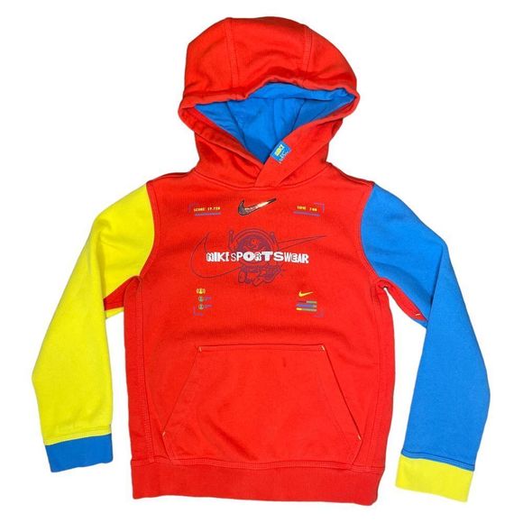 Nike Sportswear Hoodie Red/Blue S - Picture 2 of 6